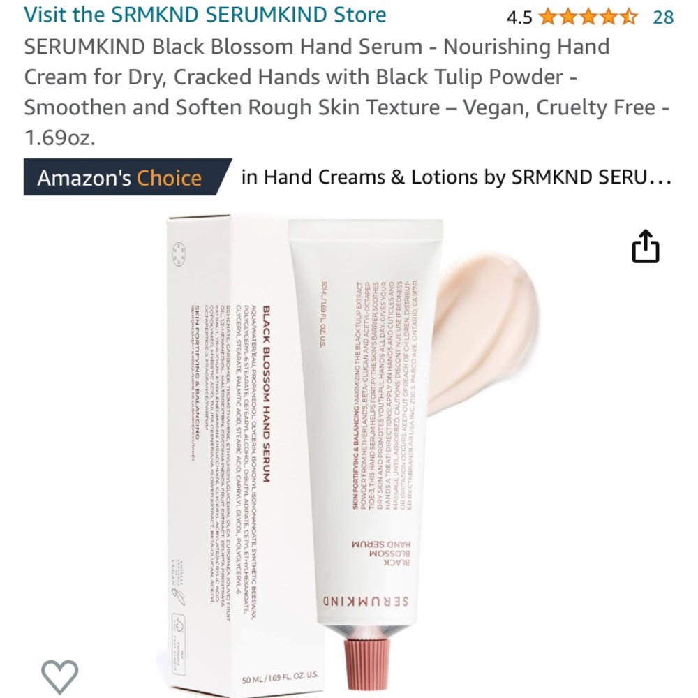 SERUMKIND Black Blossom Hand Serum